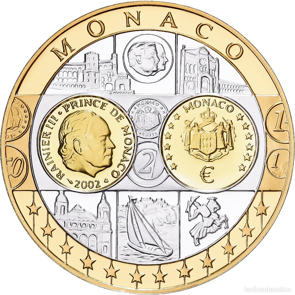Medaglie tematiche: [#1529653] M&oacute;naco, medalla, Europa, Plata, FDC