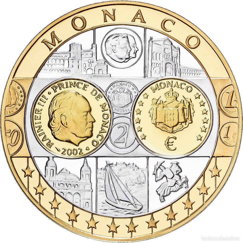 Medallas tem&aacute;ticas: [#1529617] M&oacute;naco, medalla, Europa, Plata, FDC