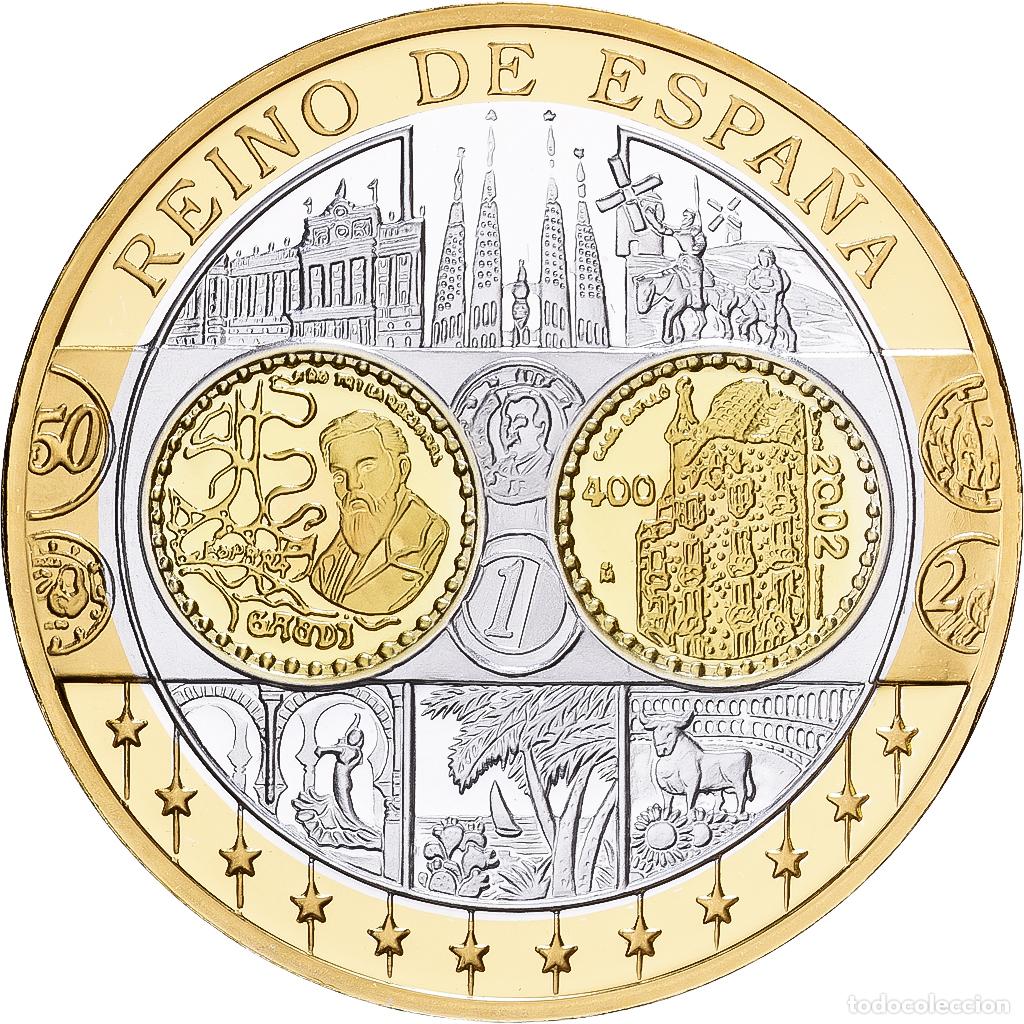 Medallas tem&aacute;ticas: [#1529625] Espa&ntilde;a, medalla, Europa, Plata, FDC