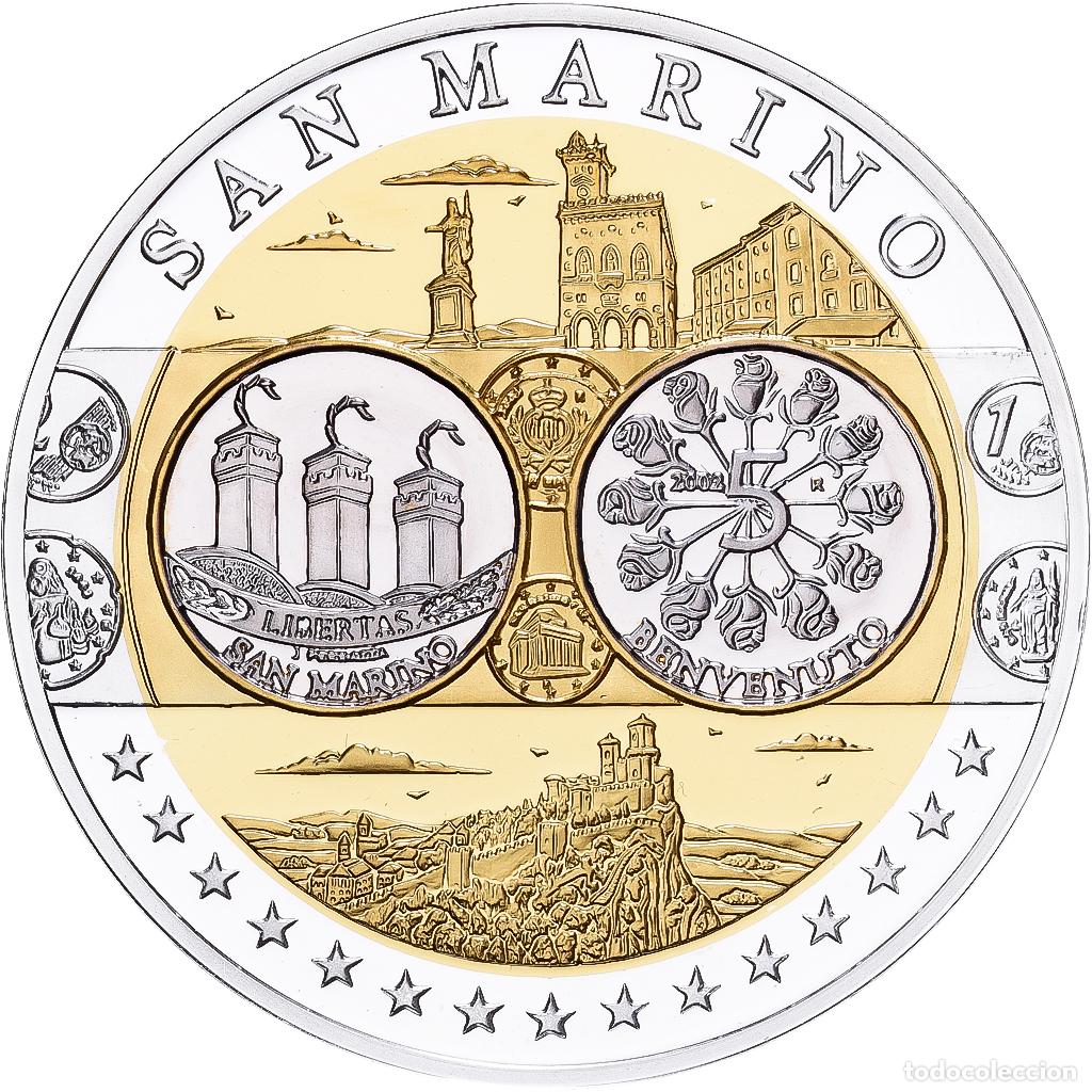 Medallas tem&aacute;ticas: [#1529627] San Marino, medalla, Europa, Plata, FDC