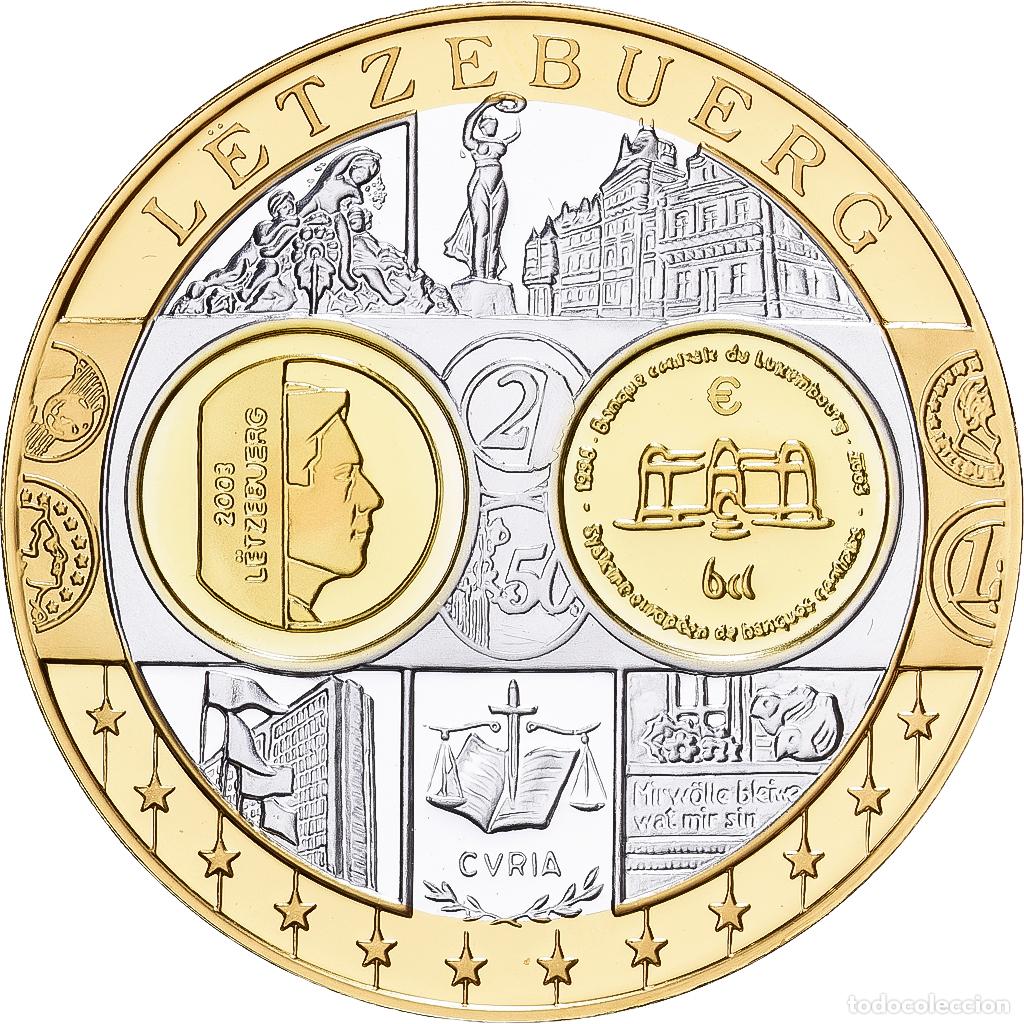 Medaglie tematiche: [#1529633] Luxemburgo, medalla, Europa, Plata, FDC