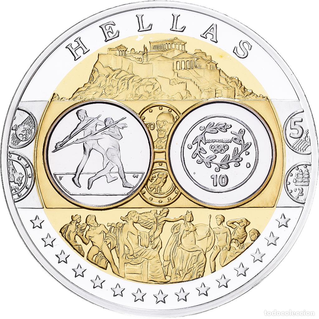 Medaglie tematiche: [#1529638] Grecia, medalla, Europa, Plata, FDC