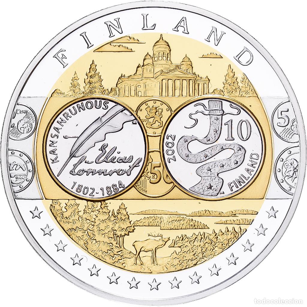Medaglie tematiche: [#1529640] Finlandia, medalla, Europa, Plata, FDC