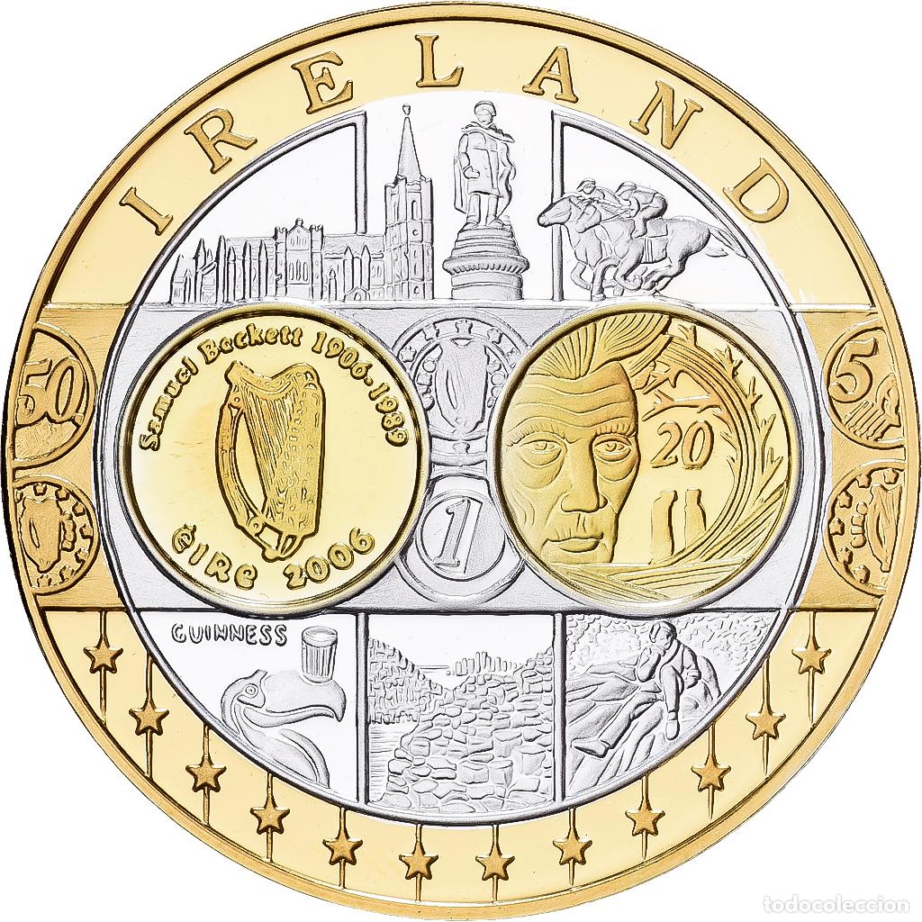 Medallas tem&aacute;ticas: [#1529656] REP&Uacute;BLICA DE IRLANDA, medalla, Europa, Plata, FDC