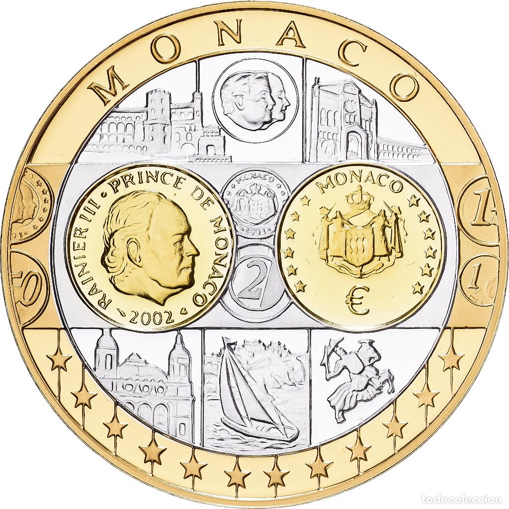 Medallas tem&aacute;ticas: [#1529652] M&oacute;naco, medalla, Europa, Plata, FDC