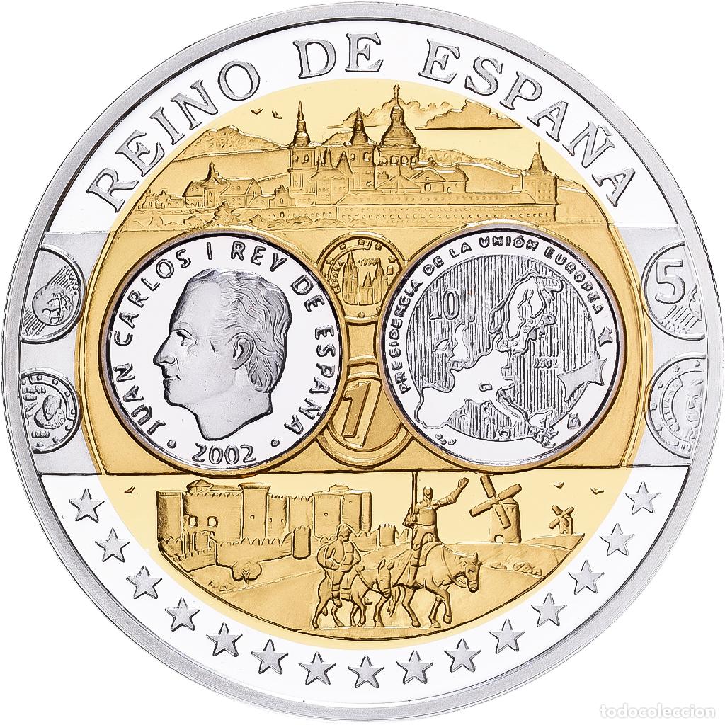 Medallas tem&aacute;ticas: [#1529624] Espa&ntilde;a, medalla, Europa, Plata, FDC