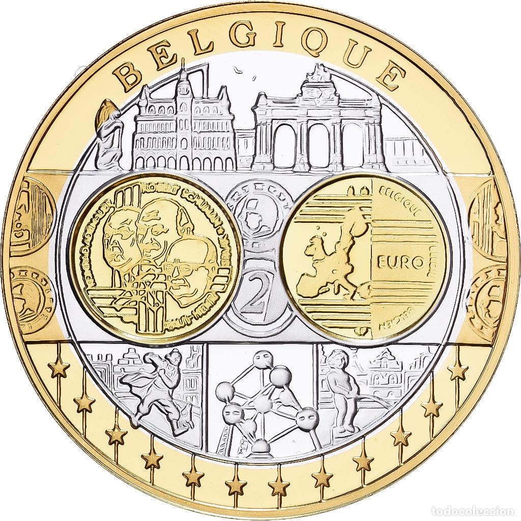 Medallas tem&aacute;ticas: [#1529618] B&eacute;lgica, medalla, Europa, Plata, FDC