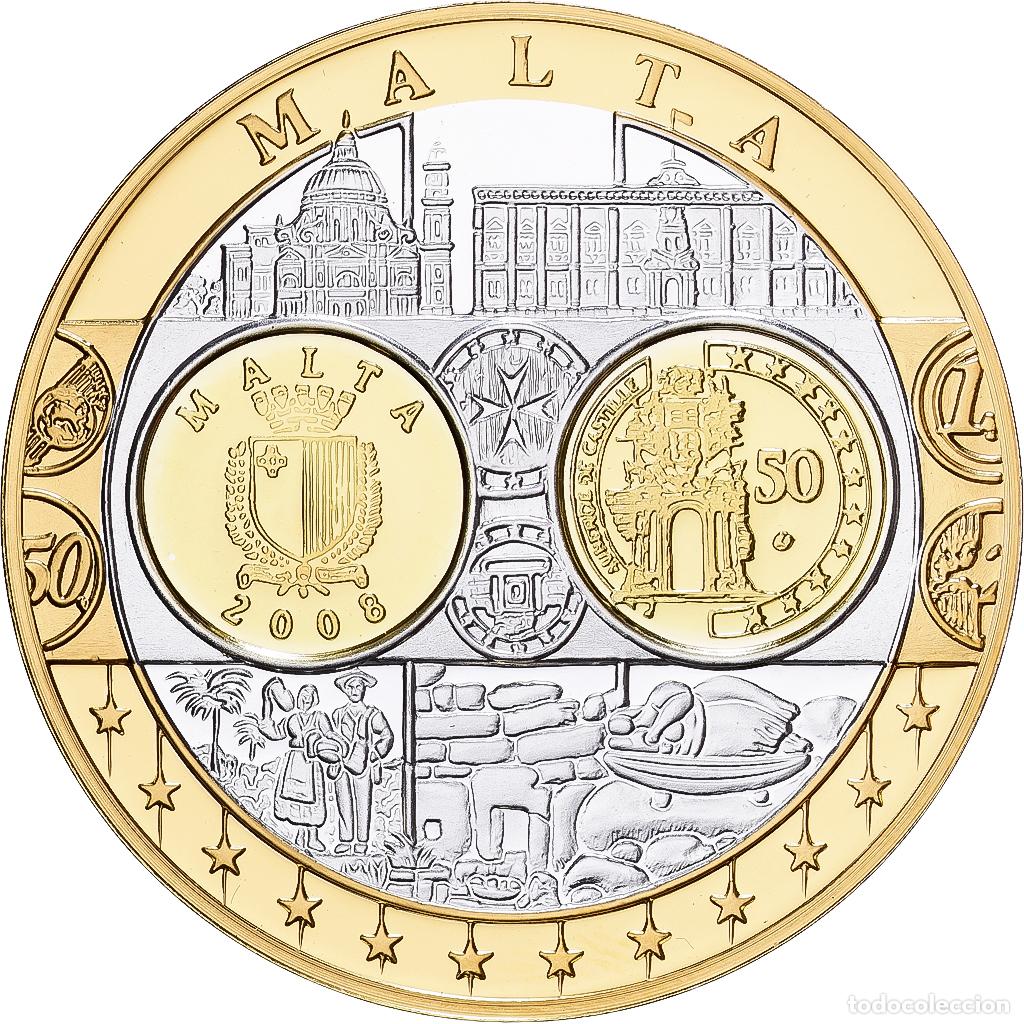 Medallas tem&aacute;ticas: [#1529628] Malta, medalla, Europa, Plata, FDC