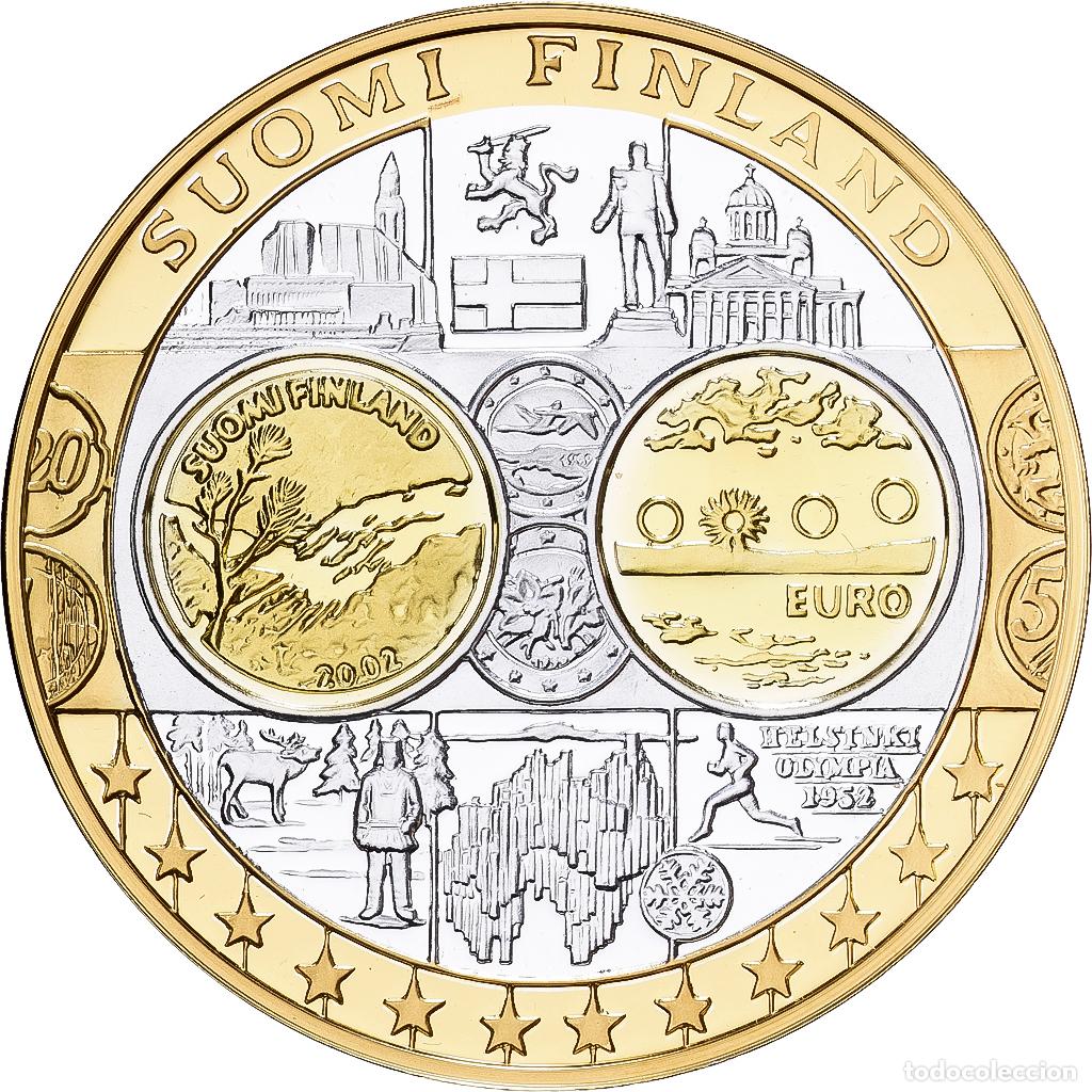 Medallas tem&aacute;ticas: [#1529639] Finlandia, medalla, Europa, Plata, FDC
