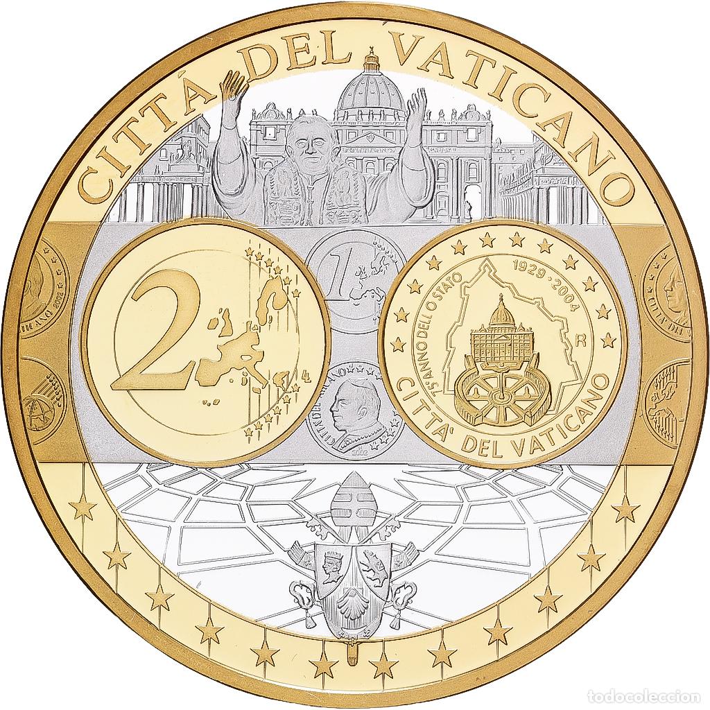 Medalhas tem&aacute;ticas: [#1529898] CIUDAD DEL VATICANO, medalla, Europa, Plata, FDC