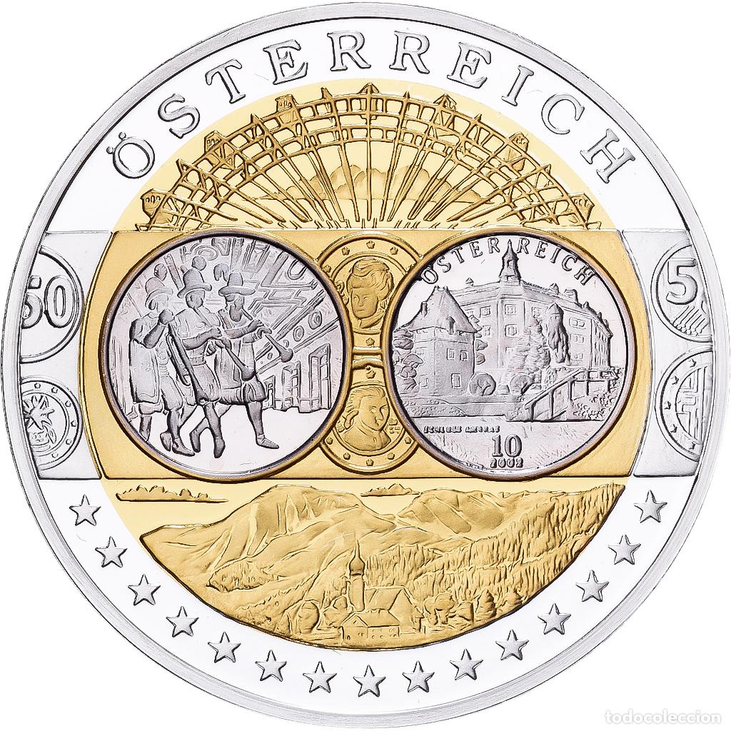 Medalhas tem&aacute;ticas: [#1529896] Austria, medalla, Europa, Plata, FDC