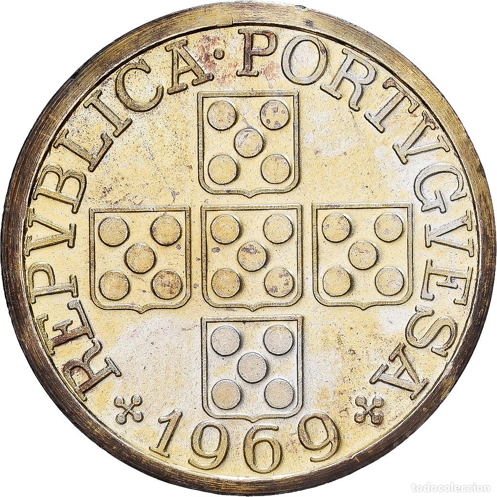 Medalhas tem&aacute;ticas: [#1529568] Portugal, medalla, Reproduction Escudo, 1969, Oro vermeil, SC