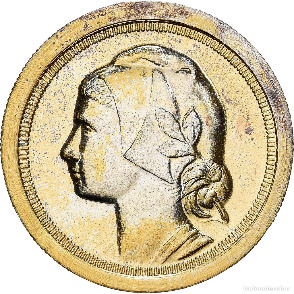 Medalhas tem&aacute;ticas: [#1529570] Portugal, medalla, Reproduction 20 Centavos, Oro vermeil, SC