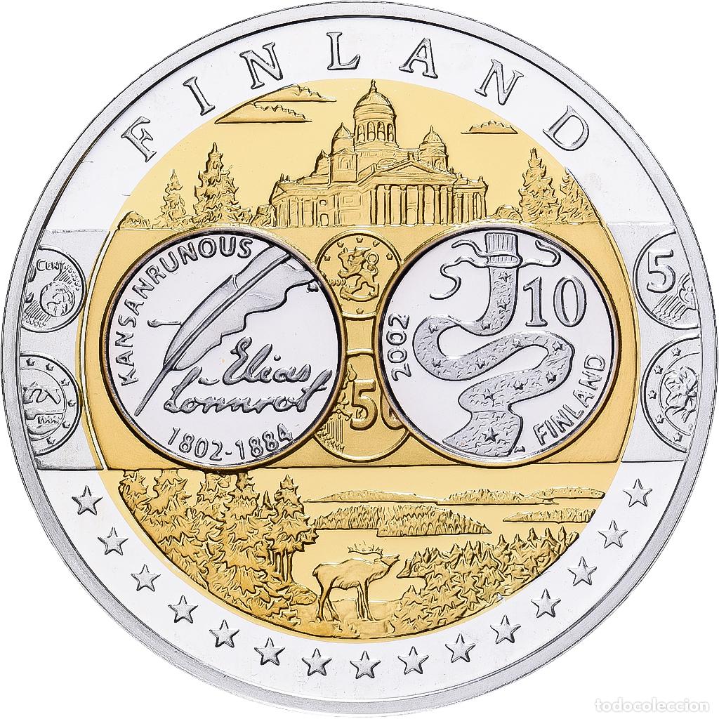 Medallas tem&aacute;ticas: [#1529908] Finlandia, medalla, Europa, Plata, FDC
