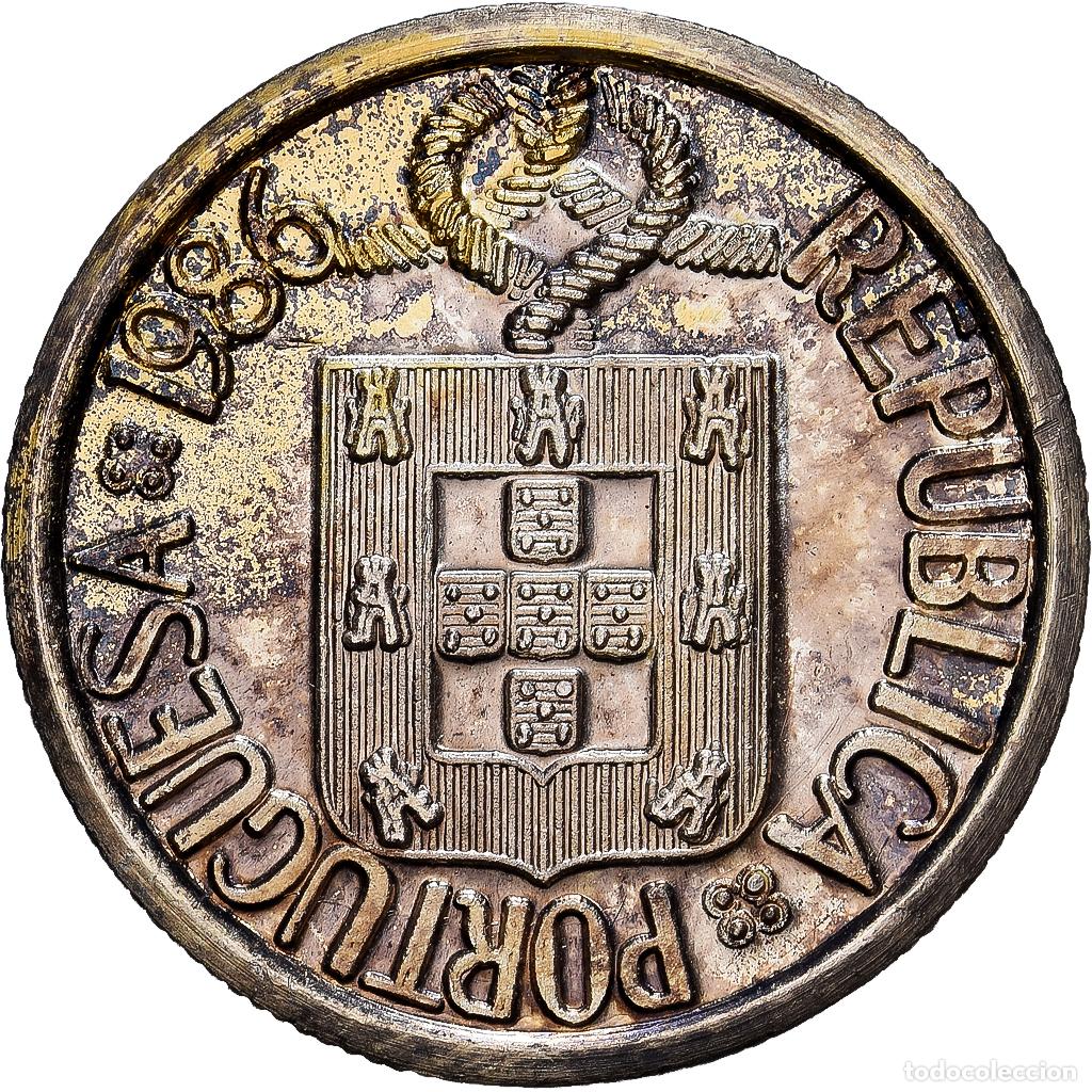 Medallas tem&aacute;ticas: [#1529574] Portugal, medalla, Reproduction Escudo, 1986, Oro vermeil, SC