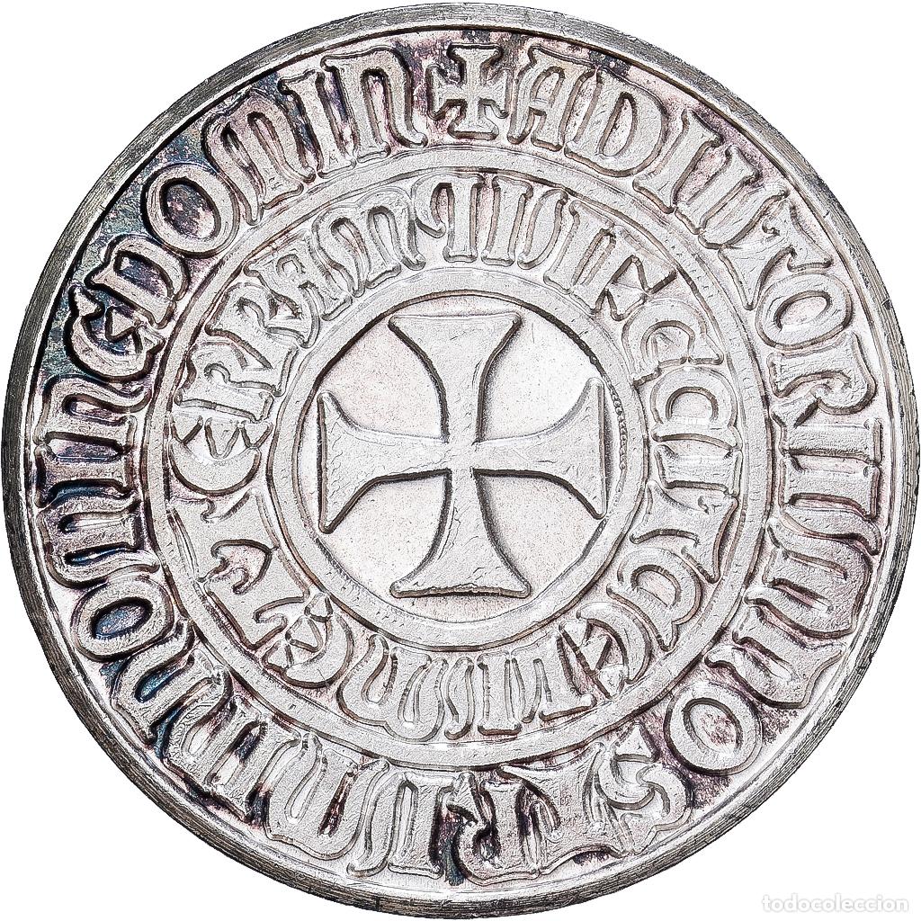 Medallas tem&aacute;ticas: [#1529582] Portugal, medalla, Reproduction Torn&ecirc;s, Dinis I, Plata, SC