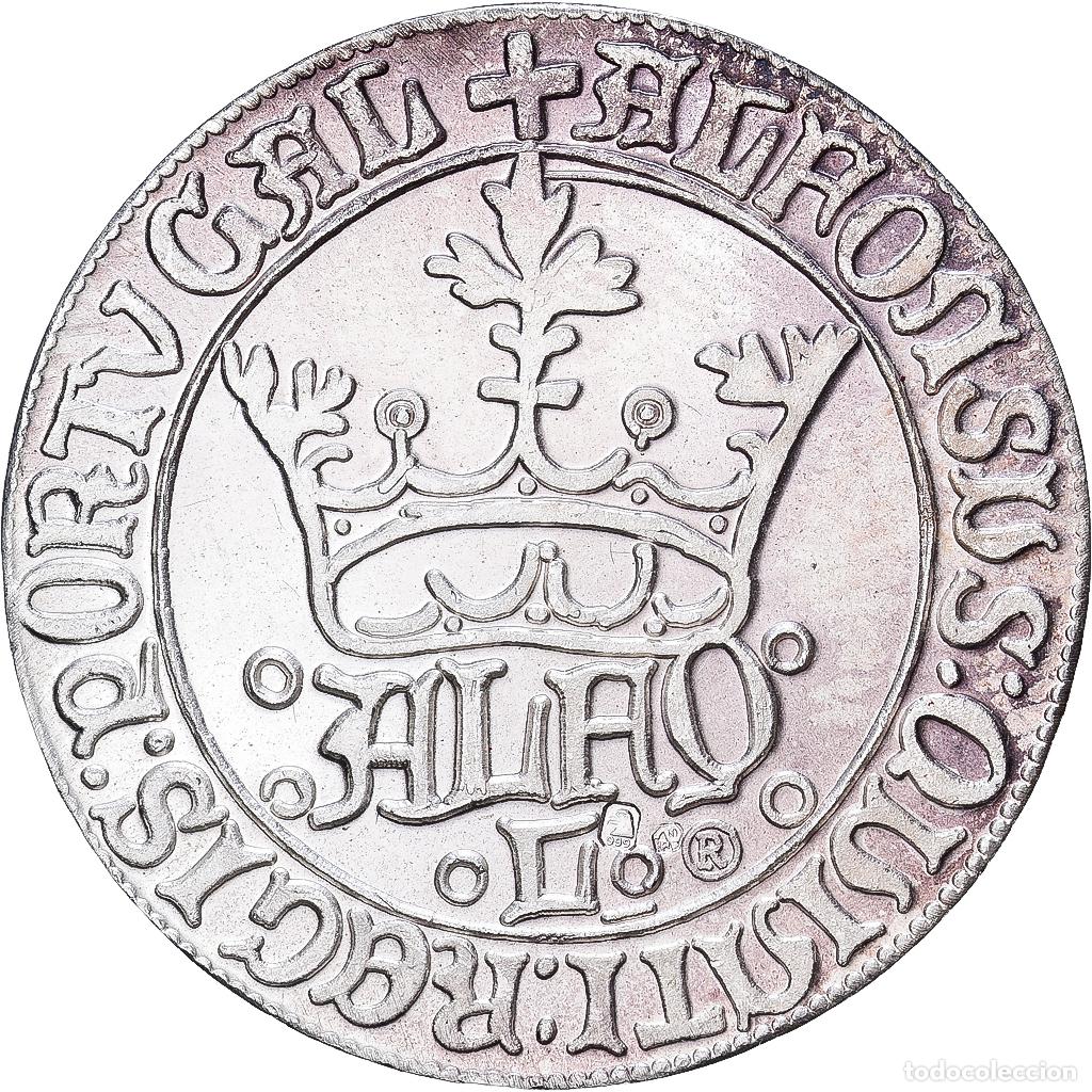 Medallas tem&aacute;ticas: [#1529581] Portugal, medalla, Reproduction Real Grosso, Alphonse V, Plata, SC