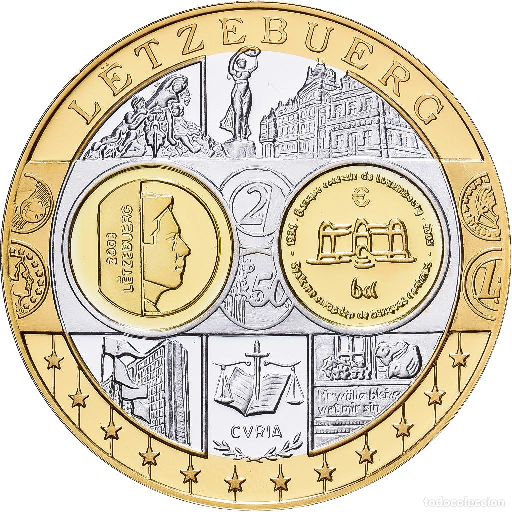 Medallas tem&aacute;ticas: [#1529917] Luxemburgo, medalla, Europa, Plata, FDC