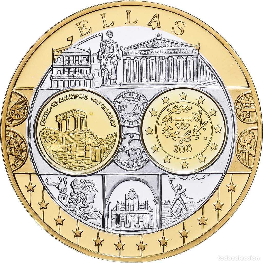 Medallas tem&aacute;ticas: [#1529911] Grecia, medalla, Europa, Plata, FDC