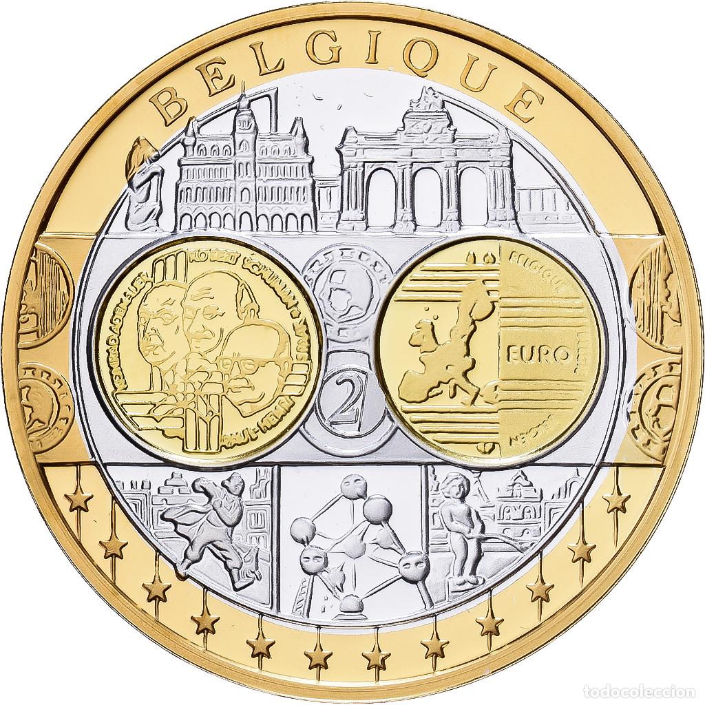 Medallas tem&aacute;ticas: [#1529921] B&eacute;lgica, medalla, Europa, Plata, FDC