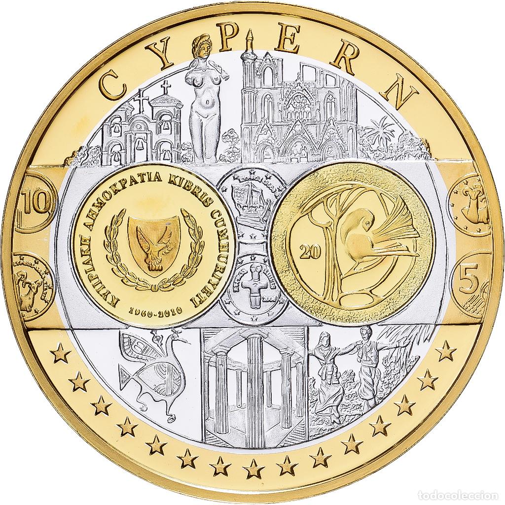 Medallas tem&aacute;ticas: [#1529931] Chipre, medalla, Europa, Plata, FDC