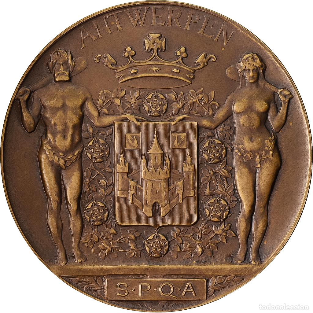 Medallas tem&aacute;ticas: [#1529485] B&eacute;lgica, medalla, Volley-Ball, Antweerpen, 1958, Bronce, SC