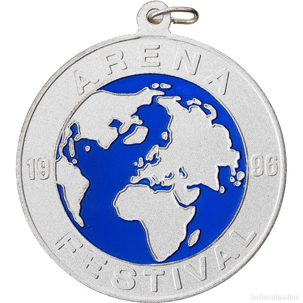 Medallas tem&aacute;ticas: [#1529488] Alemania, medalla, Swimming World Cup, Gelsenkirchen, 1996, Bronce plateado, EBC