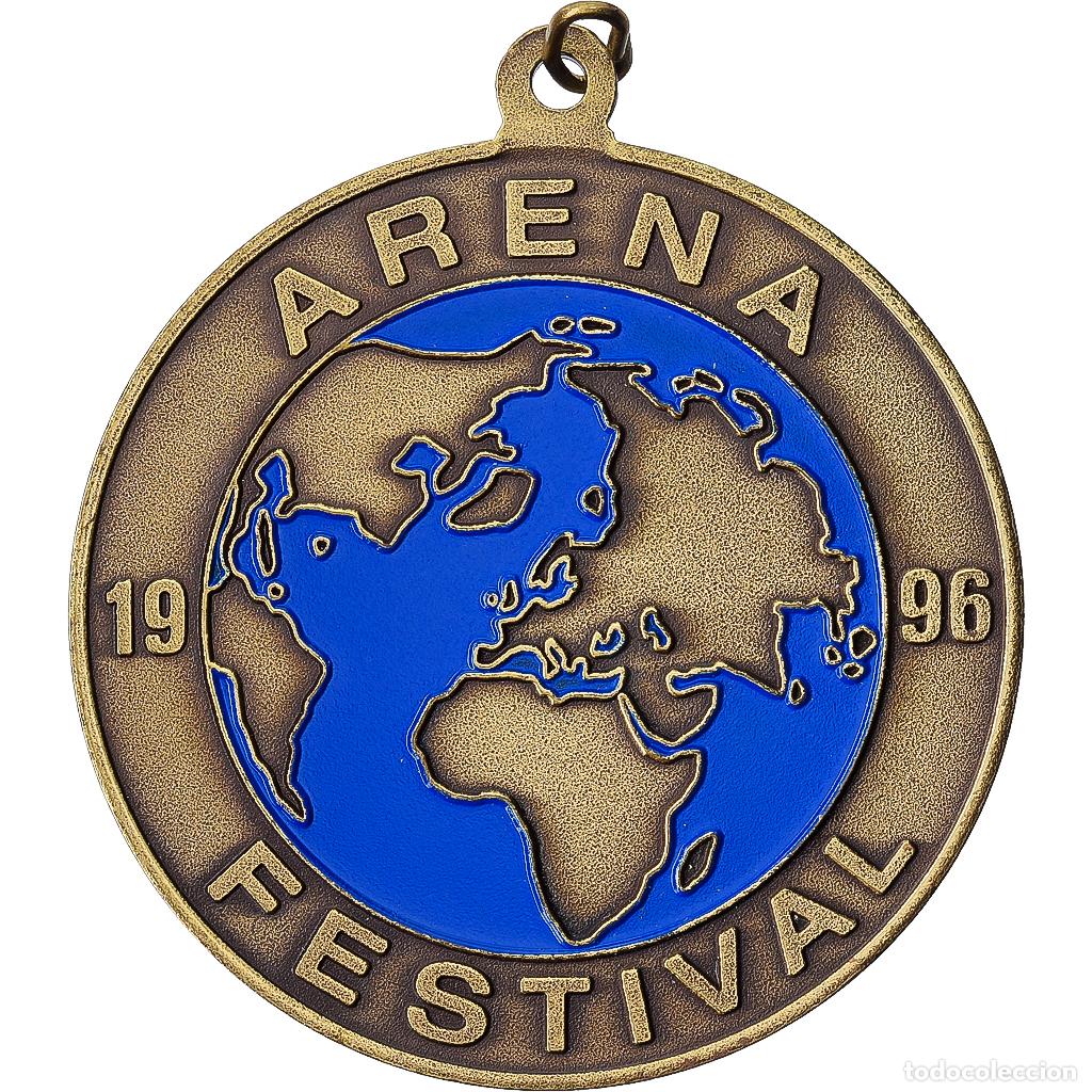 Medallas tem&aacute;ticas: [#1529492] Alemania, medalla, Swimming World Cup, Gelsenkirchen, 1996, Bronce plateado, EBC