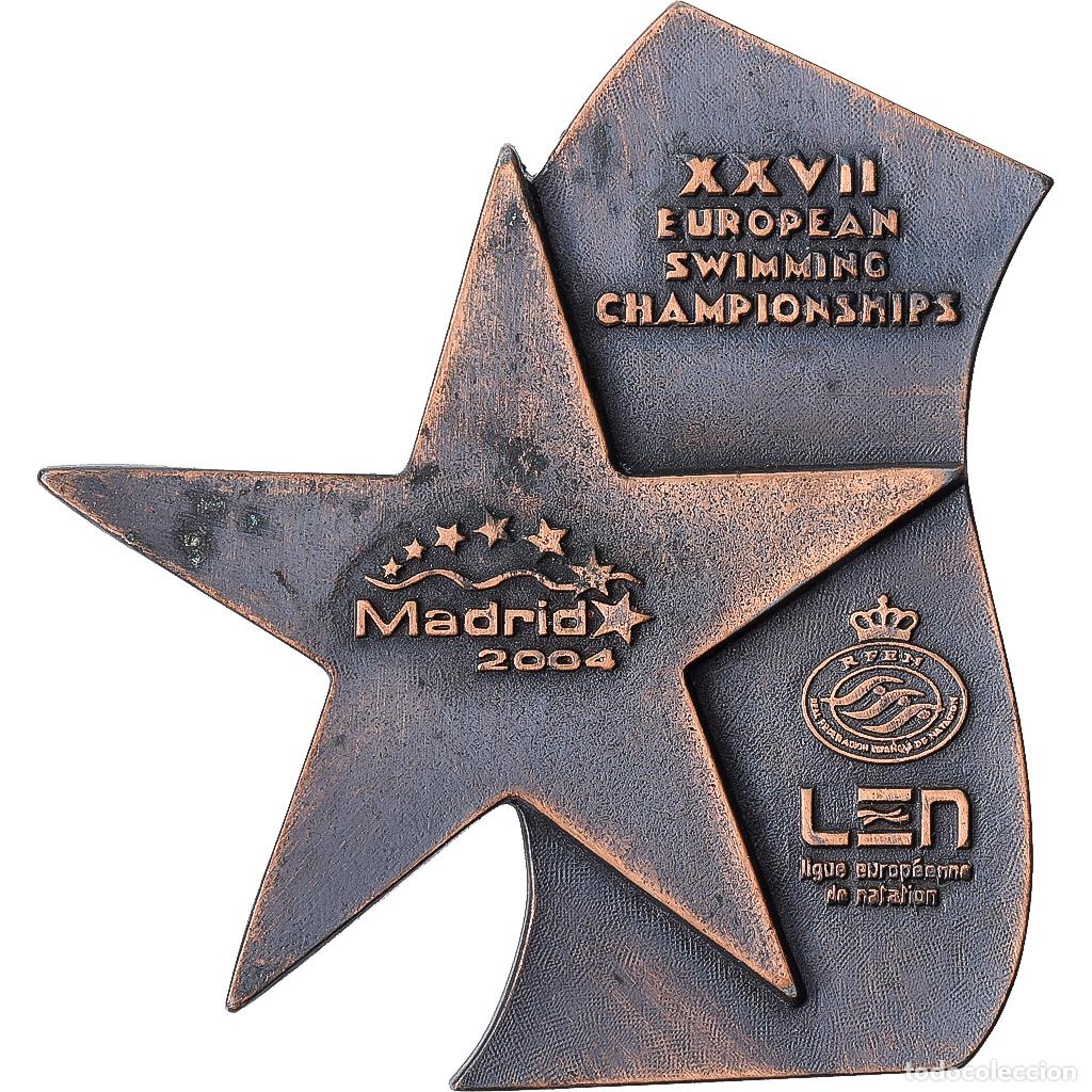 Medallas tem&aacute;ticas: [#1529494] Espa&ntilde;a, medalla, XXVII European Swimming Championships, Madrid, 2004, Bronce