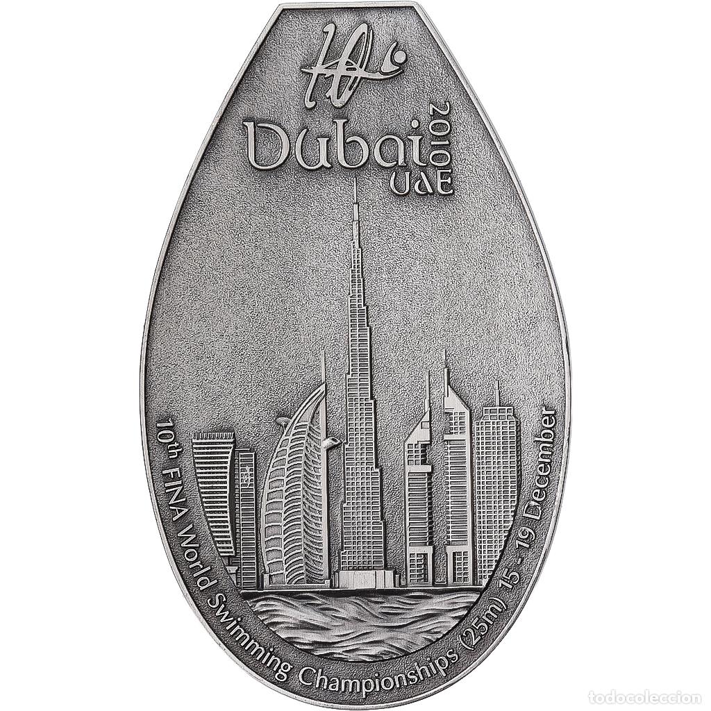 Medallas tem&aacute;ticas: [#1529497] Emiratos &Aacute;rabes Unidos, medalla, 10th FINA World Swimming Championships