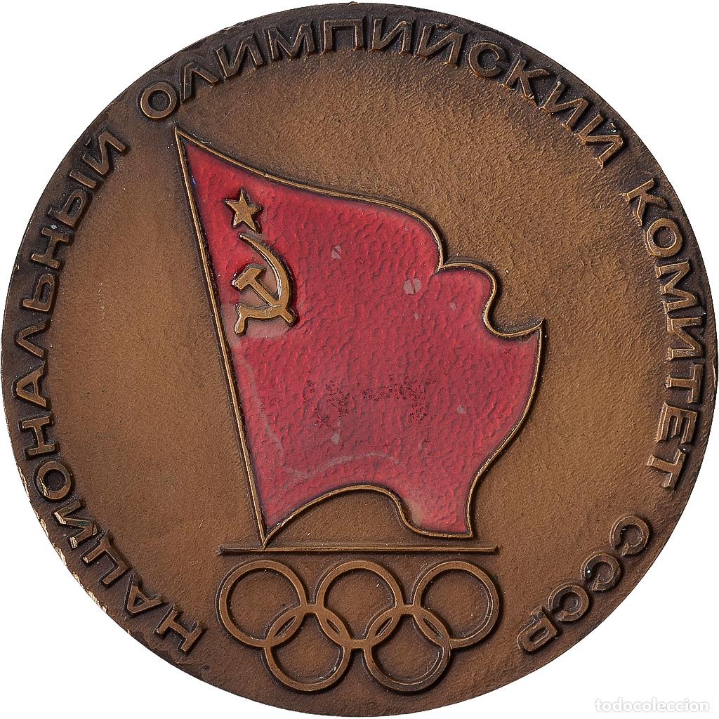 Medallas tem&aacute;ticas: [#1529502] Rusia, medalla, Comit&eacute; Olympique, URSS, 1987, Bronce, MBC+