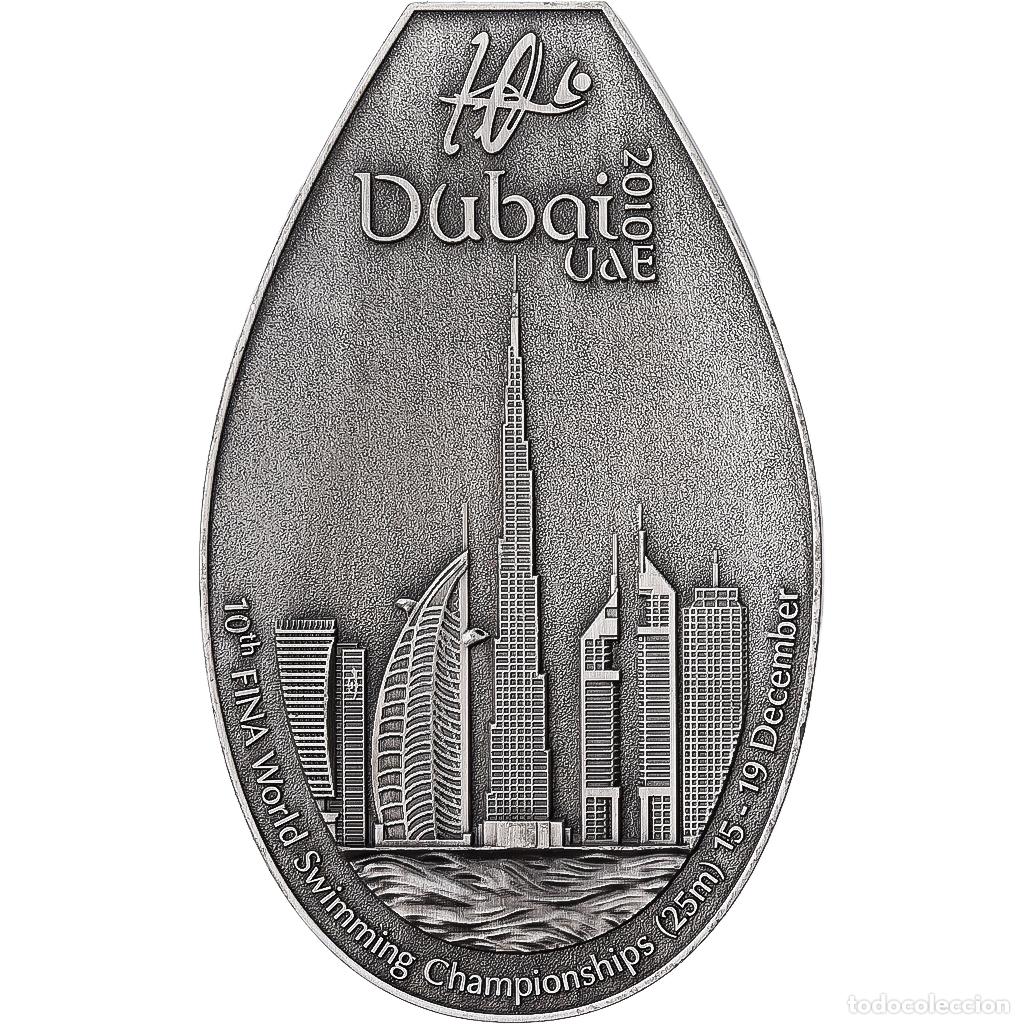 Medallas tem&aacute;ticas: [#1529496] Emiratos &Aacute;rabes Unidos, medalla, 10th FINA World Swimming Championships