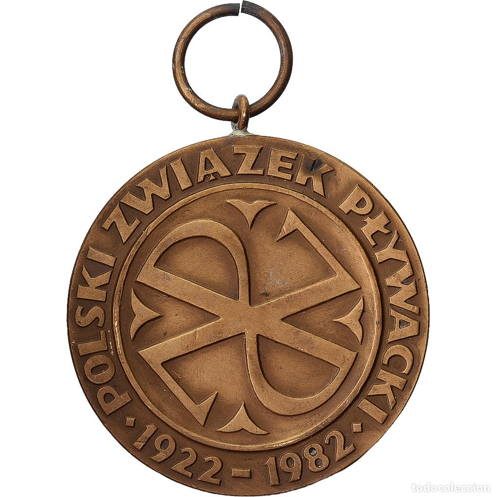 Medallas tem&aacute;ticas: [#1529509] Polonia, medalla, Polski Zwiazek Plywacki, 1982, Bronce, EBC
