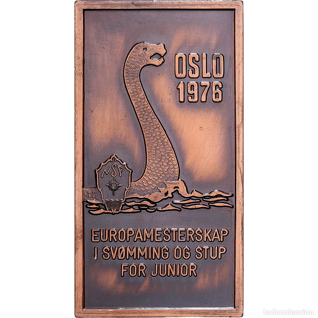 Medallas tem&aacute;ticas: [#1529528] Noruega, medalla, Europamesterskap I Svomming og Stup For Junior, Oslo, 1976