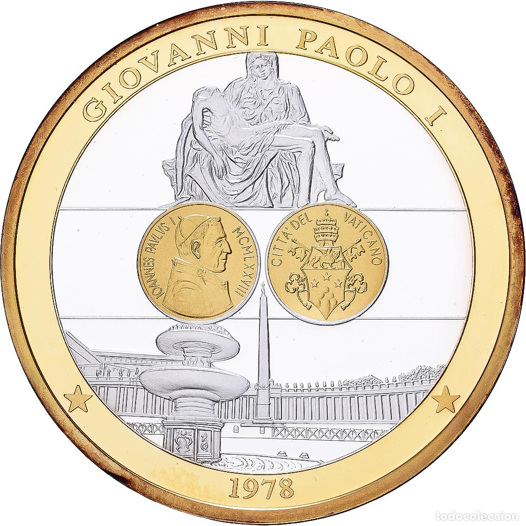 Medallas tem&aacute;ticas: [#1529682] CIUDAD DEL VATICANO, medalla, Jean-paul Ier, 2009, Plata chapada en cobre, FDC
