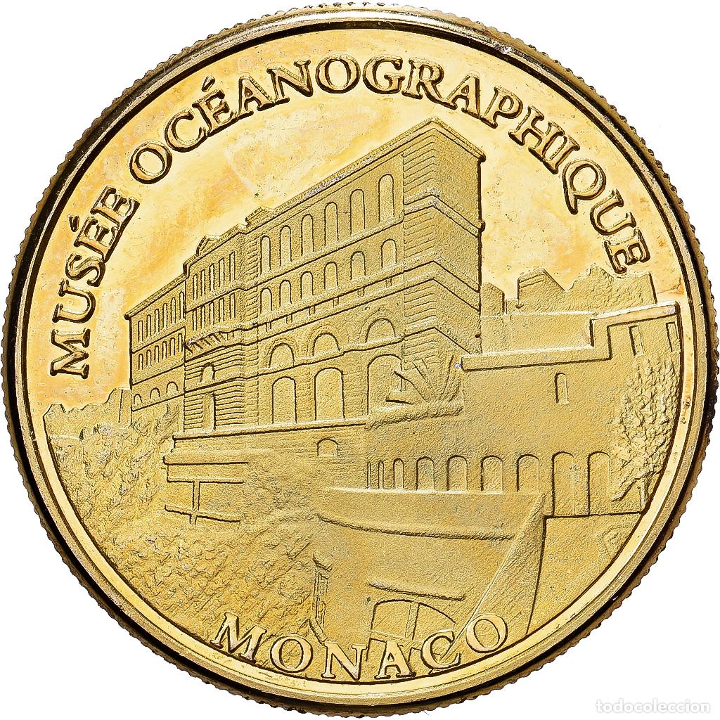 Medallas tem&aacute;ticas: [#1529834] M&oacute;naco, zeton, Monaco - Mus&eacute;e Oc&eacute;anographique, Aluminio y cupron&iacute;quel, EBC