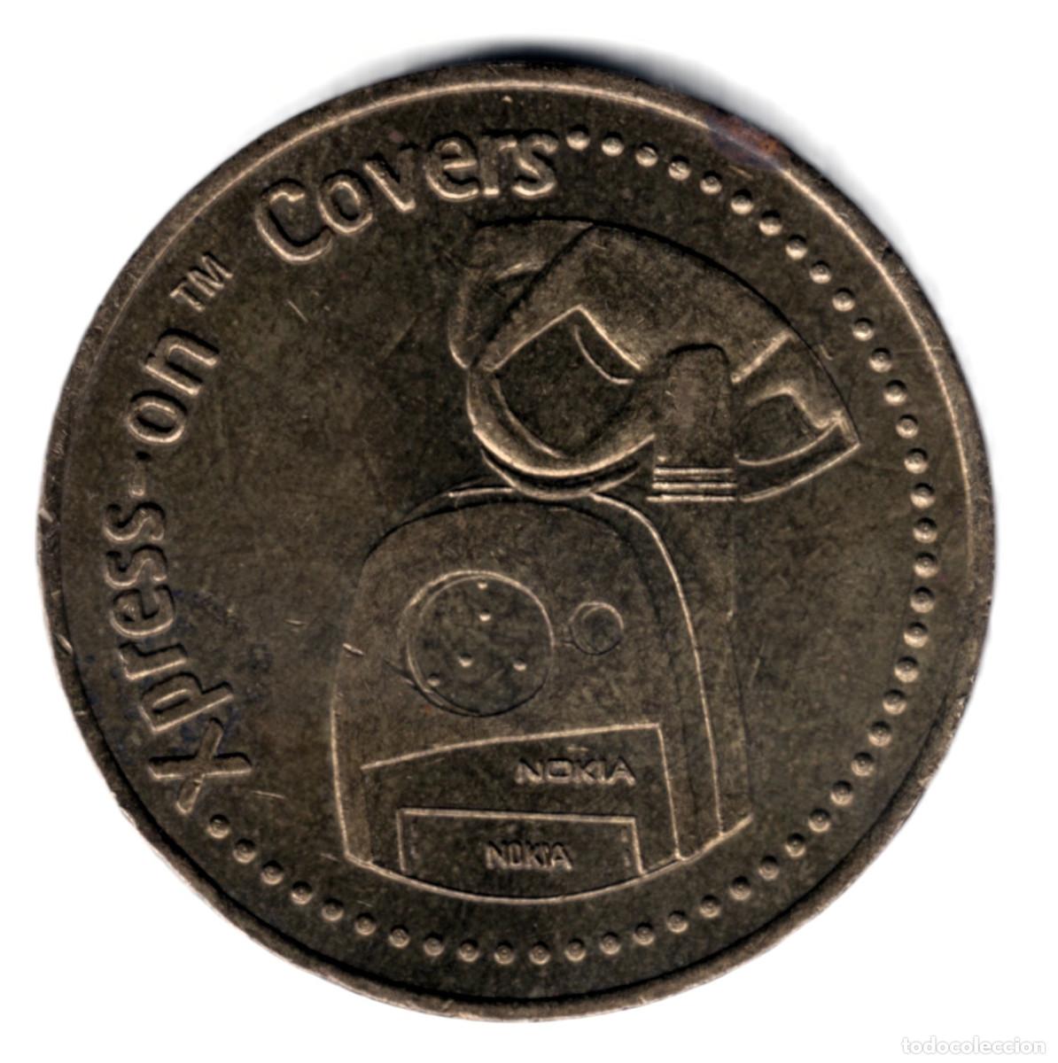 Medallas tem&aacute;ticas: FICHA - token NOKIA 5110 - medalla publicitaria