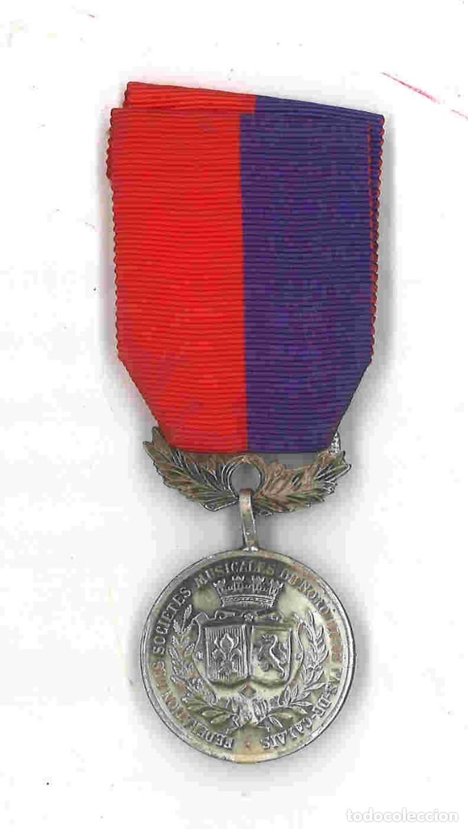 Medallas tem&aacute;ticas: Medalla. Francia. Federation des Societ&eacute;s Musicales du Nord et du Pas-de-Calais