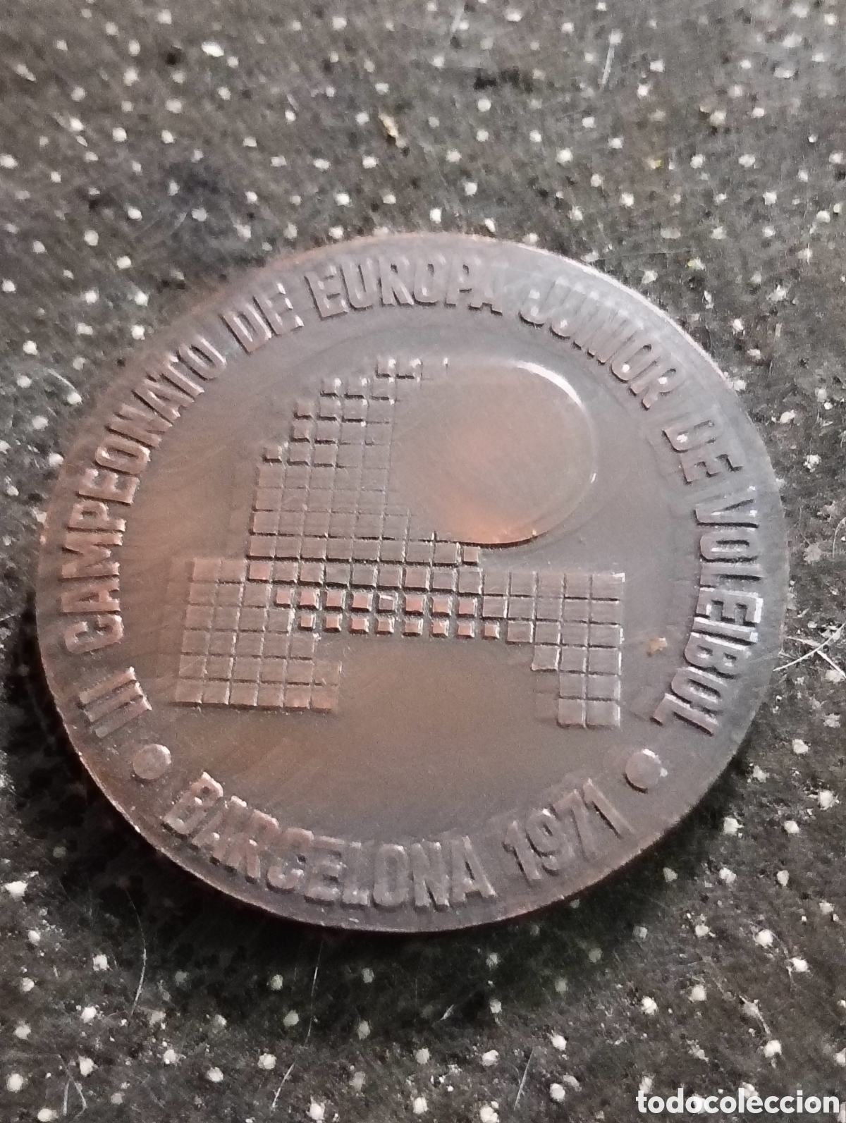 Medallas tem&aacute;ticas: 1971 EUROPEA VOLLEYBOL Junior CHAMPIONSHIPS participant MEDALLA Barcelona