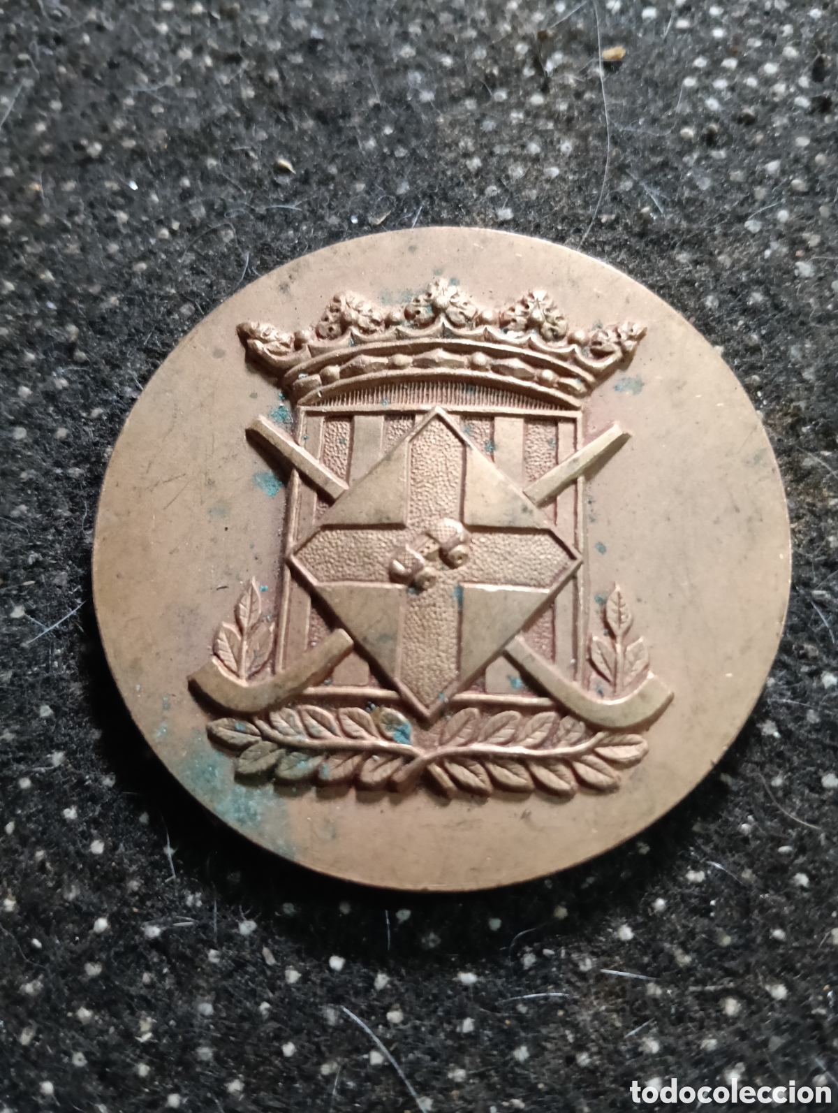 Medallas tem&aacute;ticas: Medalla 1980 Federaci&oacute;n Provincial Patinaje Barcelona mide 5 cm de di&aacute;metro c 93