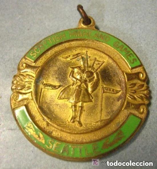 Medallas tem&aacute;ticas: Medalla - SCOTTISH HIGHLAND GAME -- SEATTLE - sin cinta