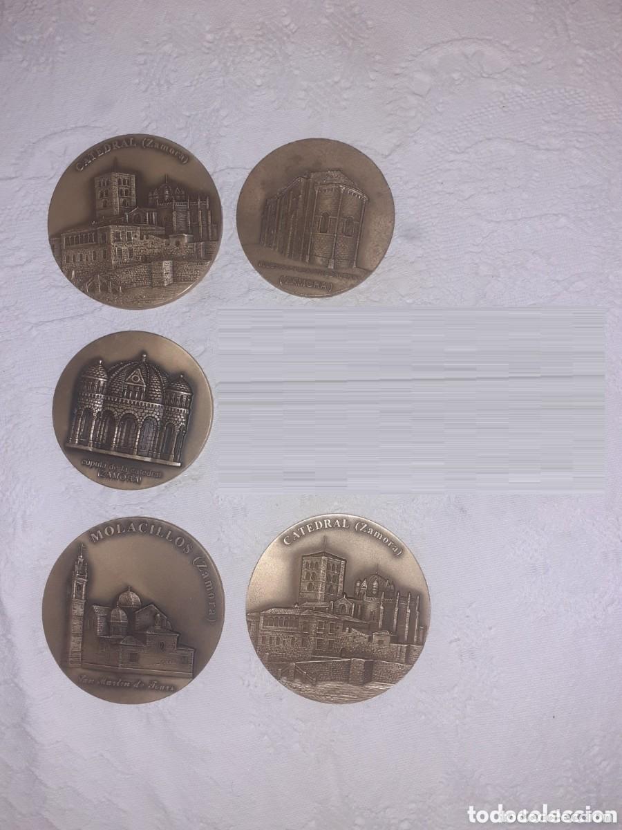 Medalhas tem&aacute;ticas: LOTE 5 MEDALLAS DE LOTERIA DEL HUMOR. ZAMORA. 8 CM.