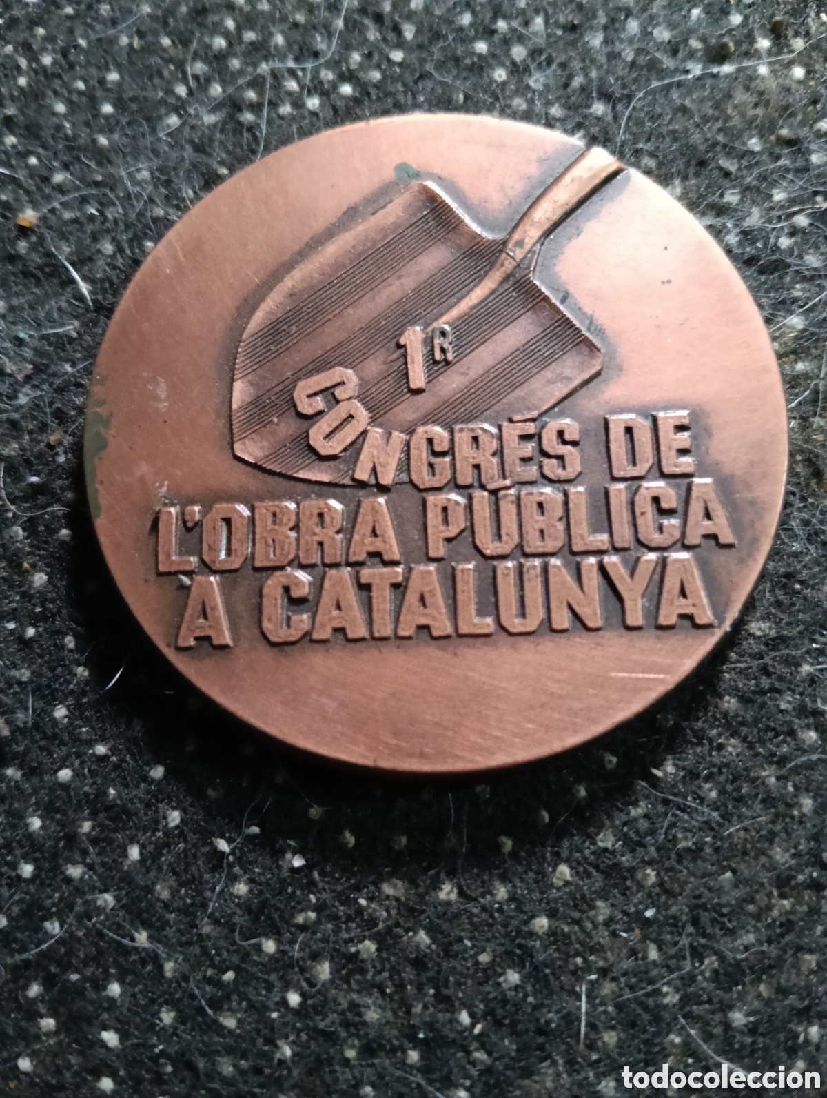 Medallas tem&aacute;ticas: 1er. Congreso de la Obra P&uacute;blica de Catalunya 1982, Colegio de Ingenieros de Caminos, Canales y Puer