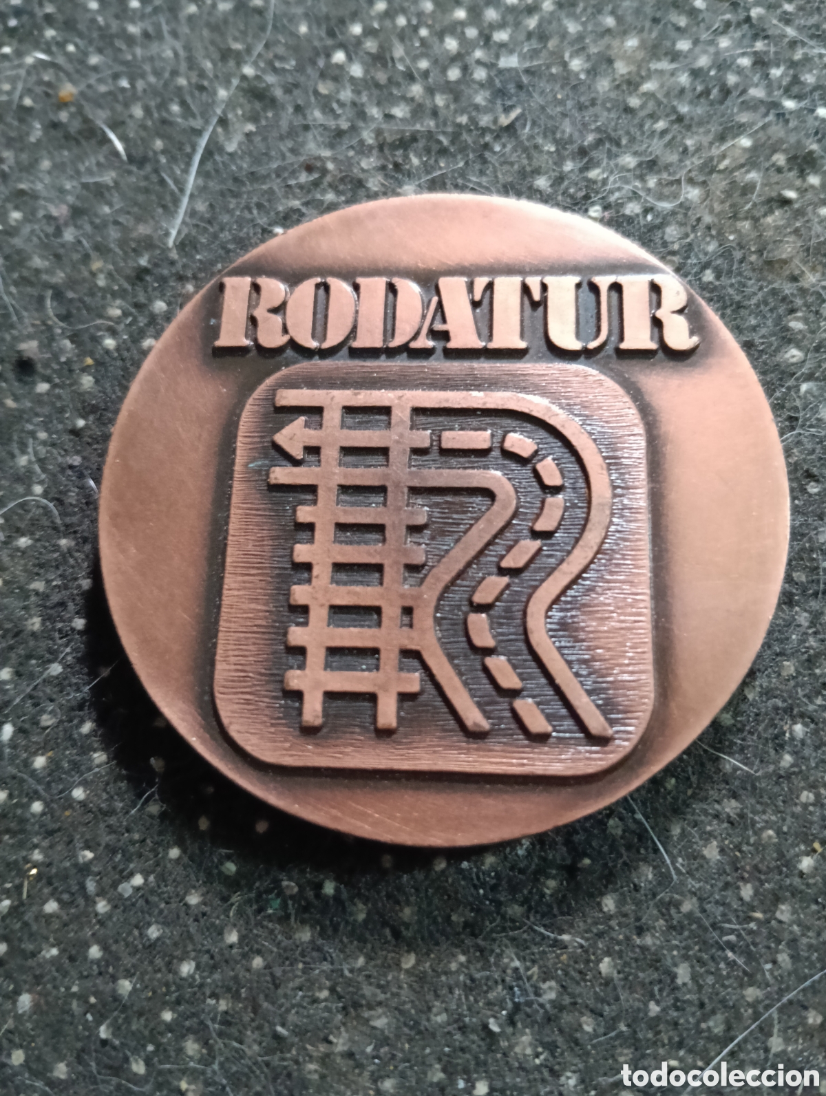 Medallas tem&aacute;ticas: Medalla RODATUR 1982 Sal&oacute;n Internacional del Turismo Barcelona 1982, impecable mide 5 cm de di&aacute;metro