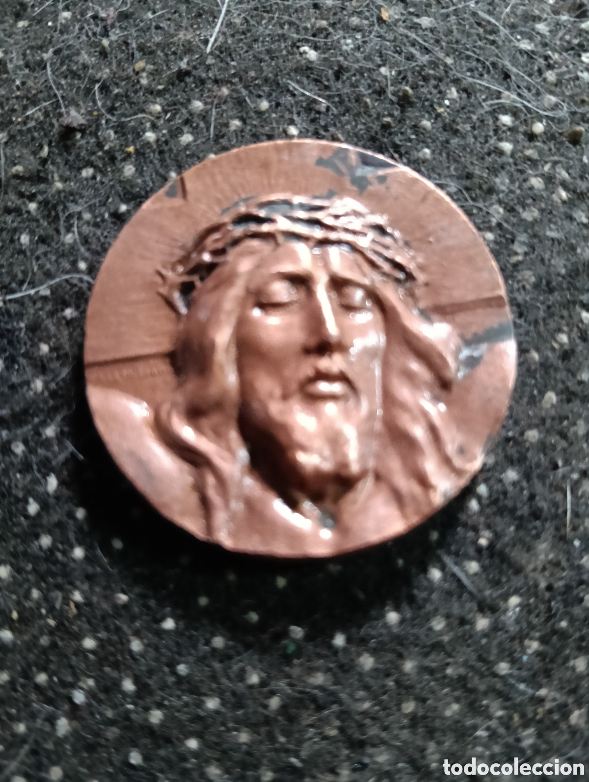 Medallas tem&aacute;ticas: Medalla del centro cat&oacute;lico de Sants, Barcelona X aniversario 1965 mide 3, 5 cm de di&aacute;metro