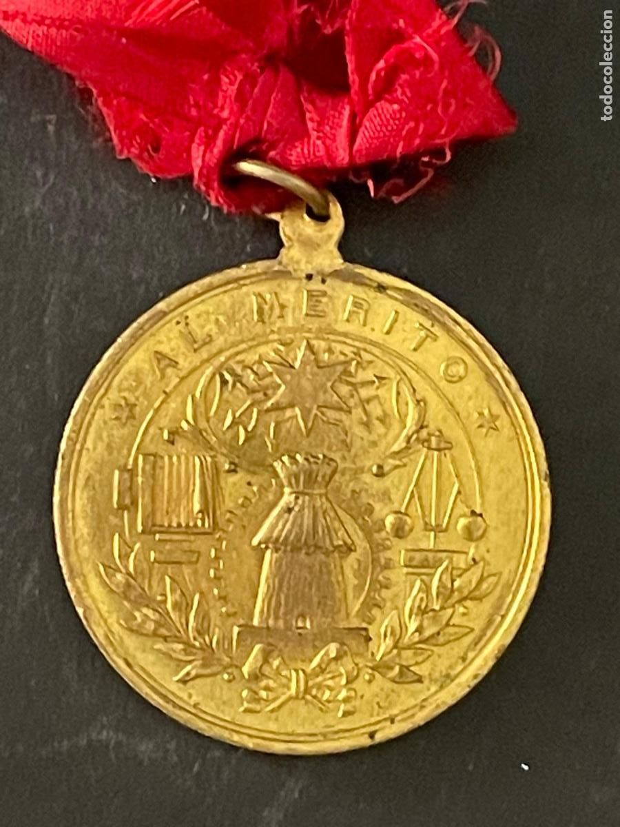 Medallas tem&aacute;ticas: ANTIGUA MEDALLA AL MERITO - Foto 1