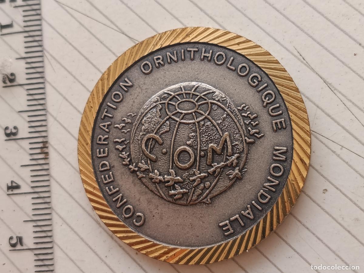 Medallas tem&aacute;ticas: Confederaci&oacute;n ornitol&oacute;gica mundial. Medalla