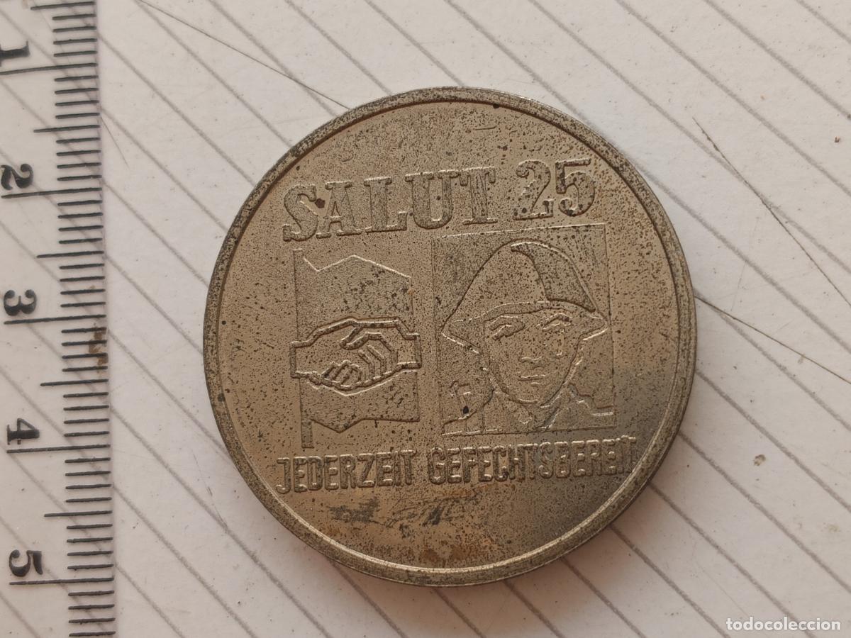 Medallas tem&aacute;ticas: Medalla RDA Alemania oriental. DDR Salut 25