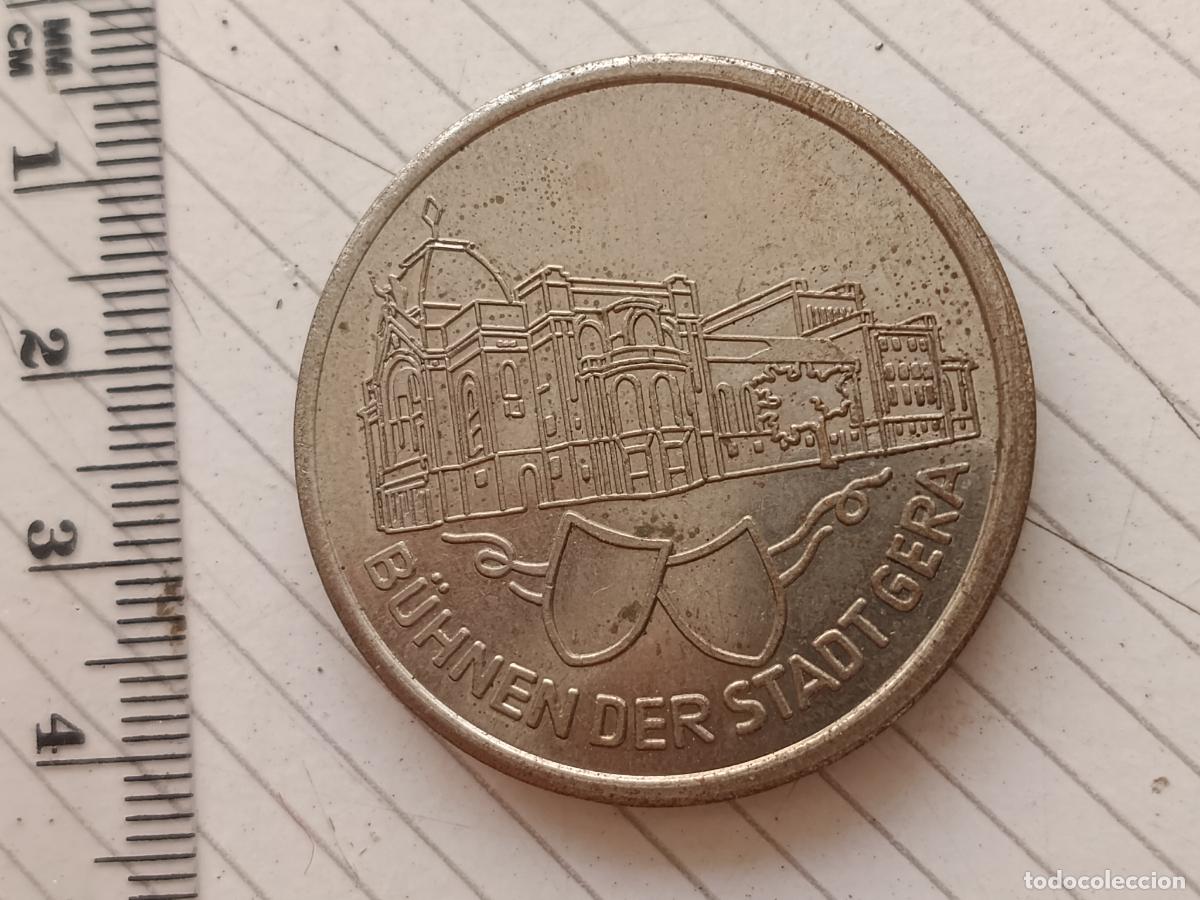 Medallas tem&aacute;ticas: RDA DDR Alemania Oriental. Stadt Gera, medalla