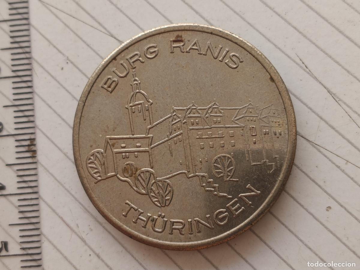 Medallas tem&aacute;ticas: RDA DDR Alemania Oriental. Medalla BURG RANIS